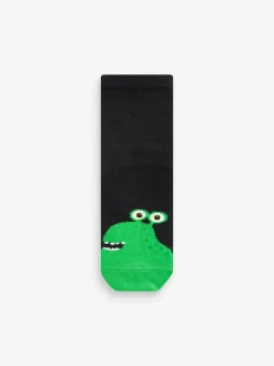 Next Monstres noir/lumineux - Paquet de chaussettes en coton riche 10 Hot