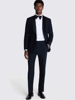 MOSS Coupe classique Veste de smoking à revers châle Discount