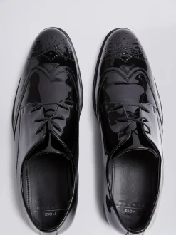MOSS Kensington Patent Robe Brogues Discount