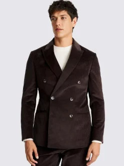 MOSS veste de costume habillée en velours côtelé à double boutonnage Outlet