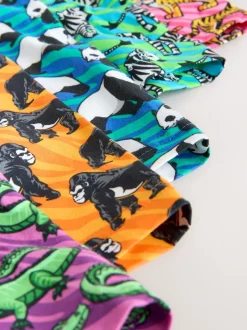 Next - Boxers avec ouverture sur le devant Motif animaux rose vif/bleu