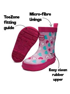 Toezone motif cœur - Chaussures de sport pour enfants Discount