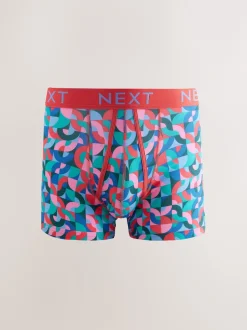 Next Motif géométrique lumineux - Caleçon A-Front 8 Pack Hot