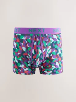 Next Motif géométrique lumineux - Caleçon A-Front 8 Pack Hot