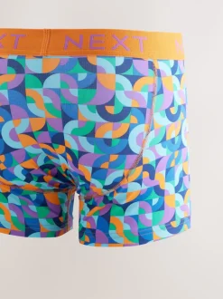 Next Motif géométrique lumineux - Caleçon A-Front 8 Pack Hot