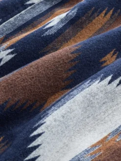 Next Motif ikat fauve/bleu marine - Veste-chemise doublée (3-16ans) Discount