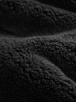 Next - Sweat à capuche en peau lainée motif Noir Calvin Klein Clearance