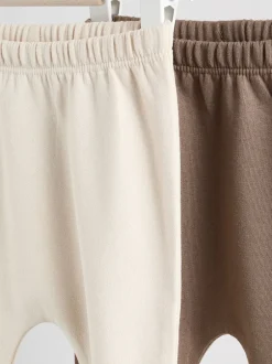 Next Motif ours neutre - Baby 100% Cotton Leggings 2 Pack (0mois-2ans) Hot