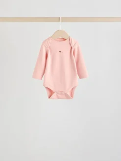 Next Motif ours neutre - Lot de 5 bodies bébé à manches longues Best