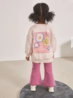 Next Motif étoiles roses - Ensemble haut et évasé à manches longues (3mois7ans) Hot