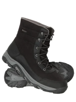 Mountain Warehouse Bottes de neige doublées en polaire pour hommes Discount