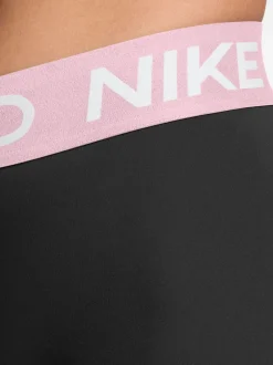 Nike mousse Noir/Rose - Short motard Pro Mid-Rise 3po New