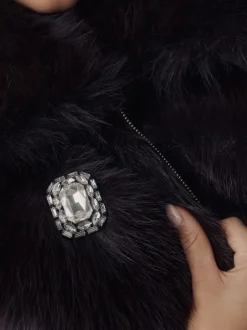 Next Métal de canon - Broche à bijoux scintillants New