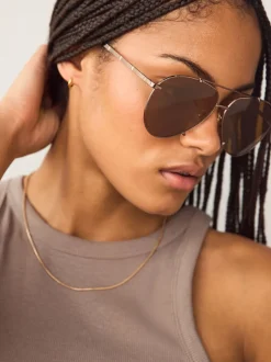 Next Métallisé - Lunettes de soleil style aviateur Online