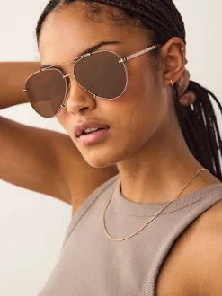 Next Métallisé - Lunettes de soleil style aviateur Online