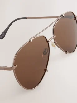 Next Métallisé - Lunettes de soleil style aviateur Online