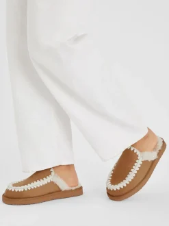 Accessorize Mules Whipstitch en suédette New