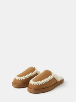 Accessorize Mules Whipstitch en suédette New