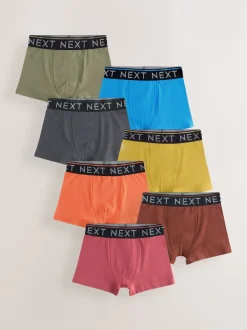 Next - Lot de 7 boxers (2-16ans) Multi automnal avec ceinture noire Best
