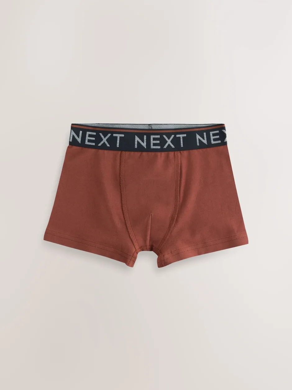 Next - Lot de 7 boxers (2-16ans) Multi automnal avec ceinture noire Best