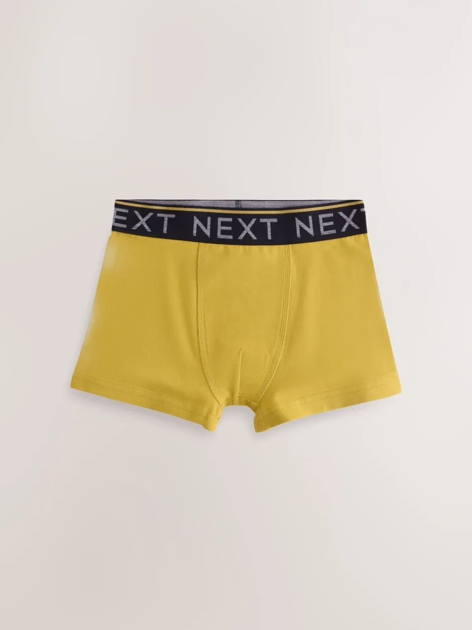 Next - Lot de 7 boxers (2-16ans) Multi automnal avec ceinture noire Best