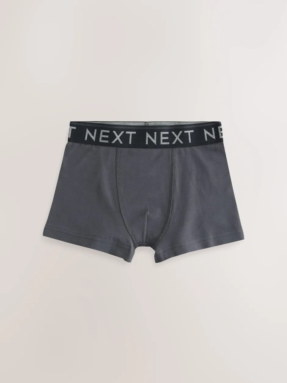 Next - Lot de 7 boxers (2-16ans) Multi automnal avec ceinture noire Best