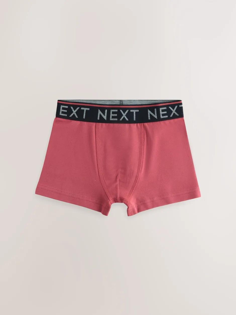 Next - Lot de 7 boxers (2-16ans) Multi automnal avec ceinture noire Best