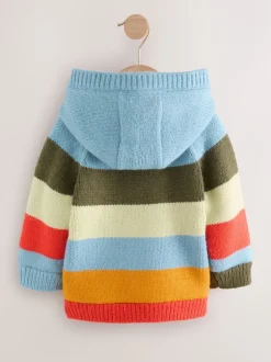 Next - Character Cardigan (3mths-7yrs) Multi Bright Stripe (multi-rayures lumineuses) Sale
