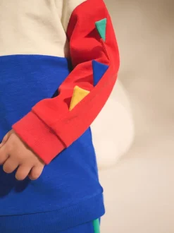 Next Multi Dino Spikes - Ensemble T-shirt et Jogging à manches longues (3mths-7yrs) Online