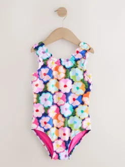 Next Multi Floral - Maillot de bain festonné (3-16ans) Discount