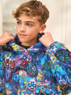 Next Multi Gamer - Sweat à capuche avec couverture en polaire (3-16ans) Sale