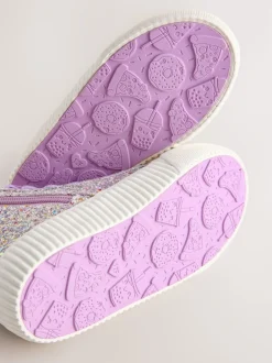 Next - À lacets High Top Trainers Multi Glitter (multi glitter) Outlet