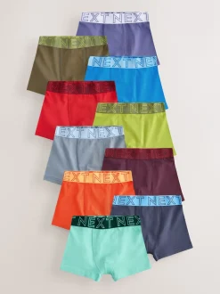 Next Multi Lumineux - Lot de 10 boxers (2-16ans) Outlet