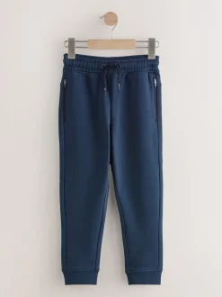 Next Multi noir/marine/minéral - Jogging ajusté zippé, lot de 3 (3-16ans) Clearance