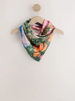 Next Multi Rose Fleuri - Écharpe carrée légère Benjamin Mac Converse Artist Collaboration Hot