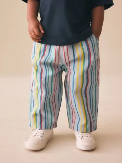 Next - Pantalon large à enfiler (3mois-7ans) Multi Stripe (Multi Stripe) Clearance