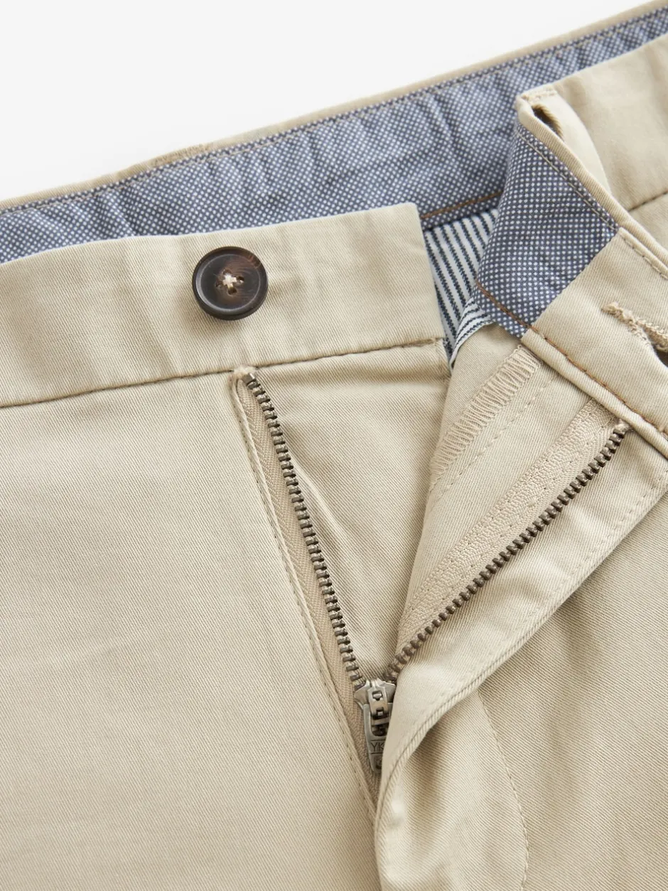 Next Multicolore - - Short chino extensible 4 Pack Ajustement droit New