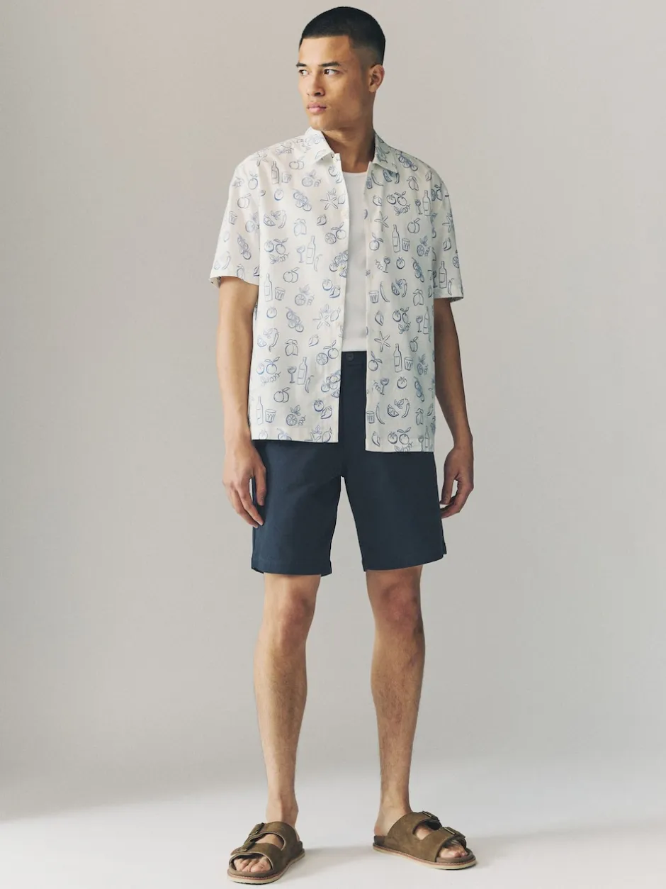 Next Multicolore - - Short chino extensible 4 Pack Ajustement lâche Online