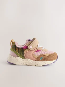 Next Multicolore - Baskets à lacets élastiques à fermeture tactile Discount