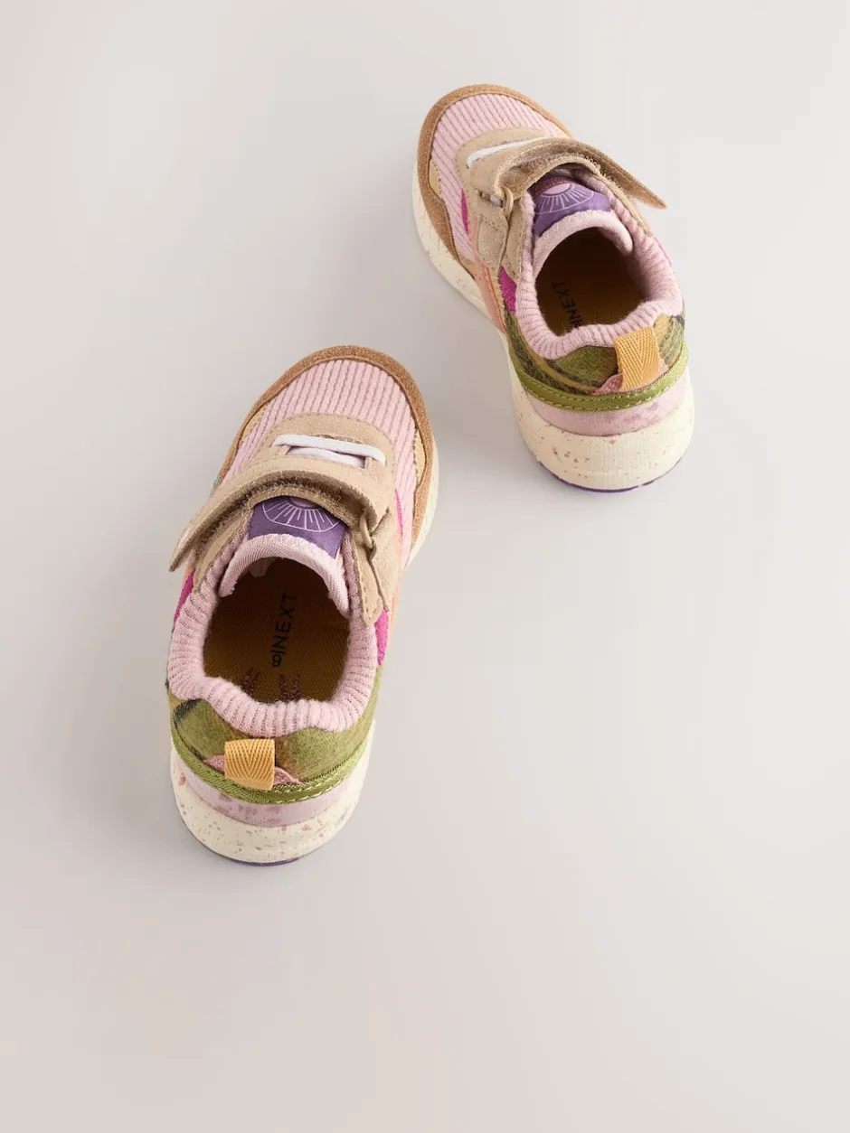 Next Multicolore - Baskets à lacets élastiques à fermeture tactile New