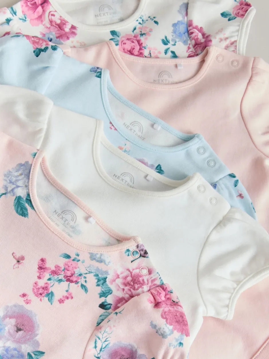 Next Multicolore - Bébé Manches courtes Bodysuits 5 Pack Discount