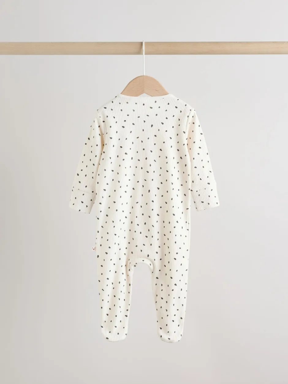 Next Multicolore - Combinaison de nuit zippée pour bébé 3 Pack (0-2ans) Clearance