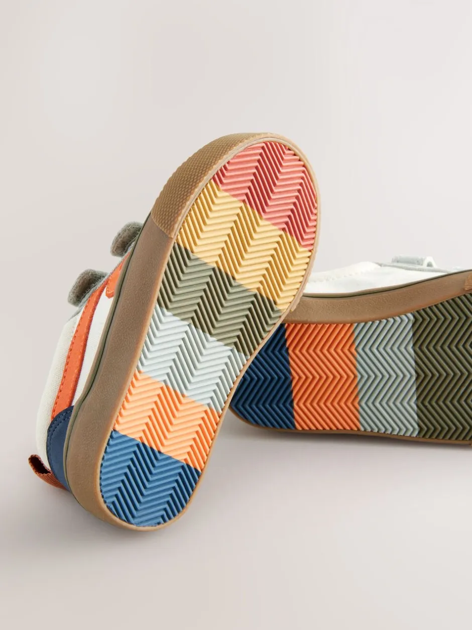 Next Multicolore - Fermeture par contact Skate Trainers Discount