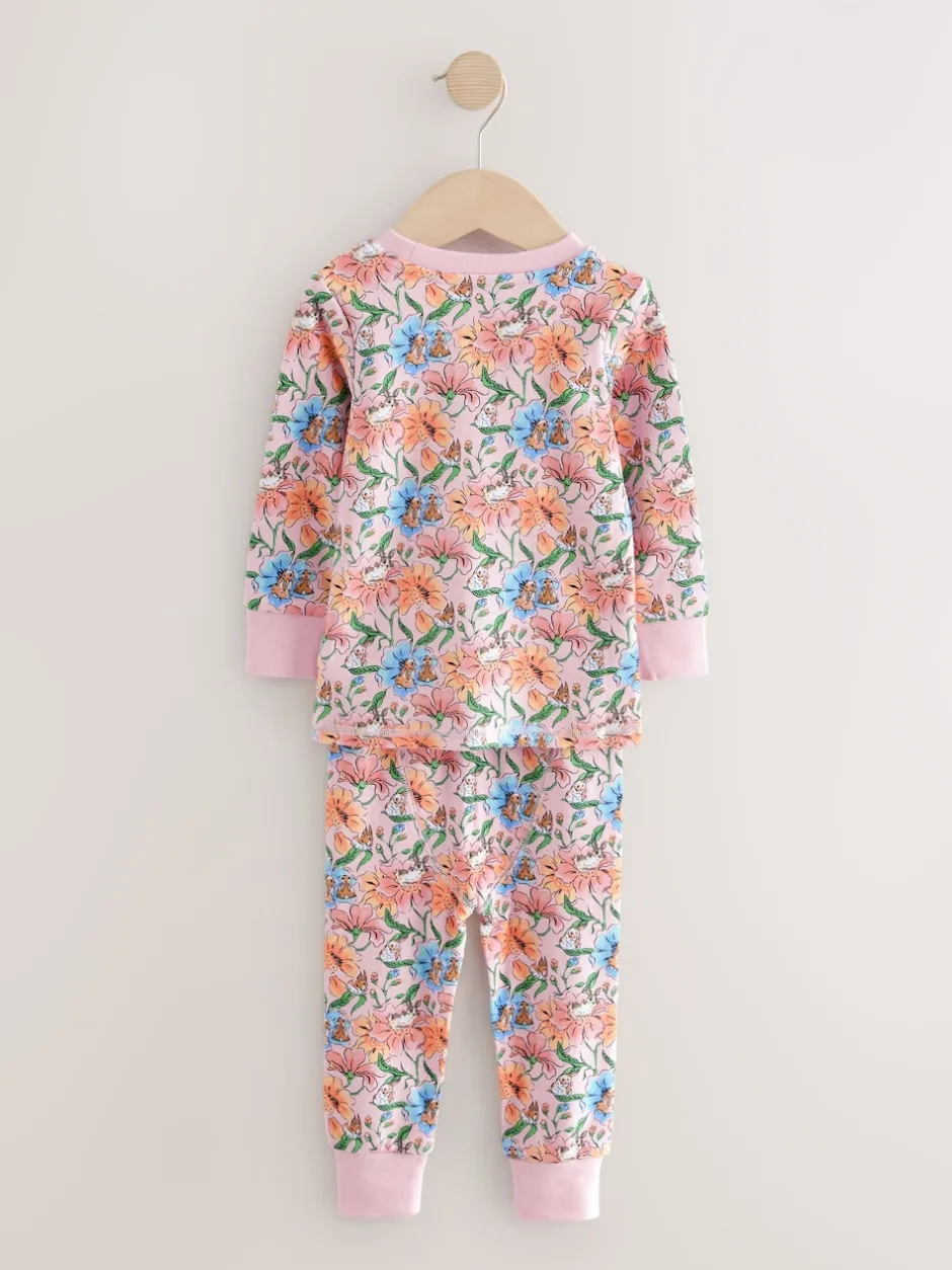 Next Multicolore - Lot 2 pyjamas Cath Kidston Bunny Snuggle 100% coton New