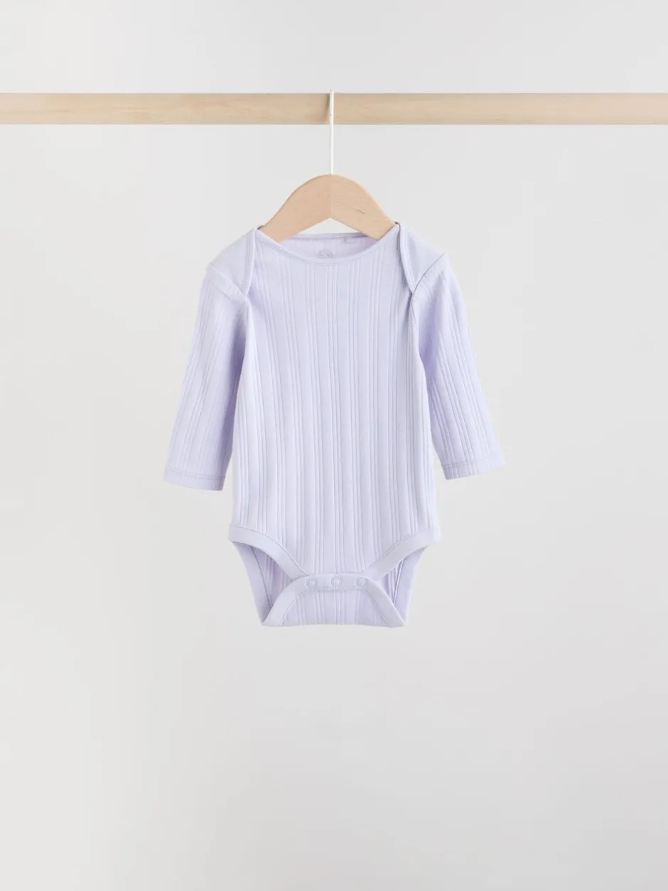 Next Multicolore - Lot de 5 bodies à manches longues pour bébé Sale