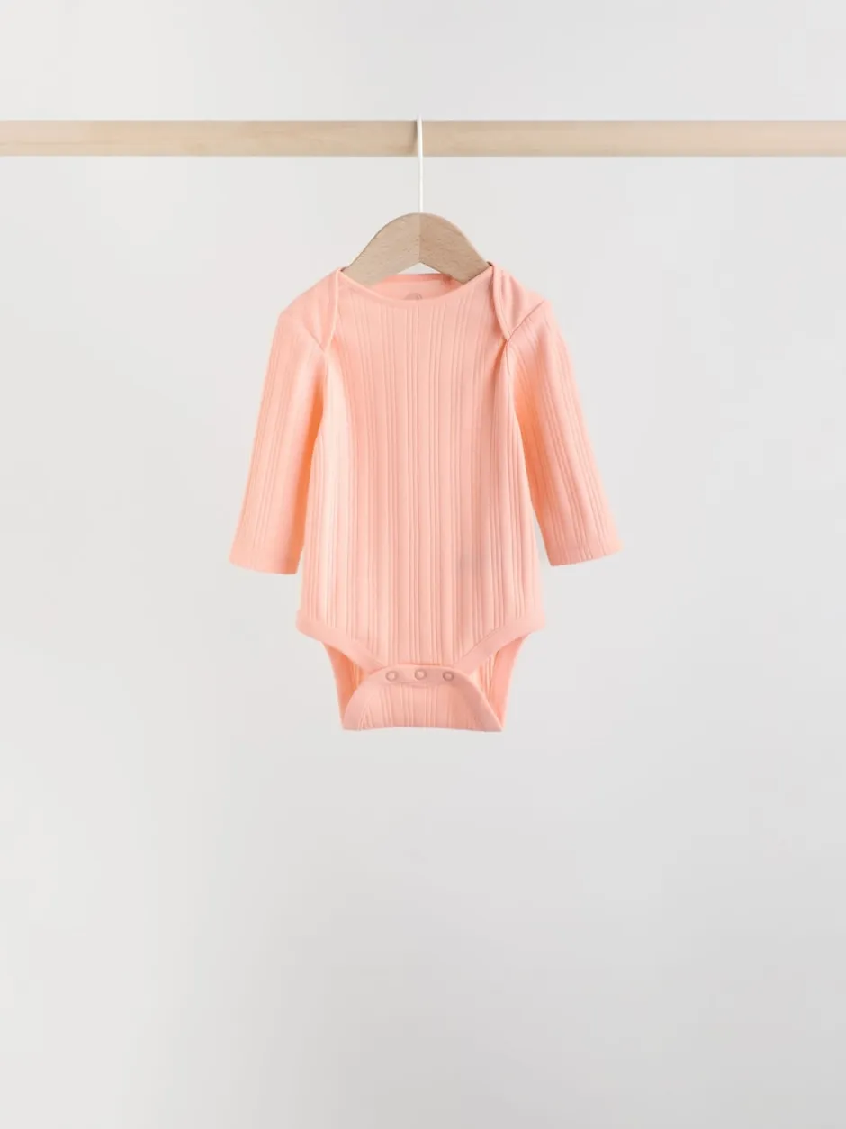 Next Multicolore - Lot de 5 bodies à manches longues pour bébé Sale