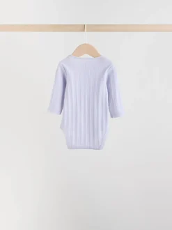 Next Multicolore - Lot de 5 bodies à manches longues pour bébé Sale