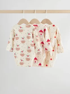 Next Multicolore - Lot de 3 bodys de Noël bébé Best