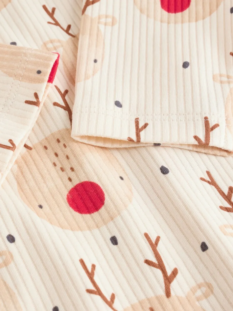 Next Multicolore - Lot de 3 bodys de Noël bébé Best