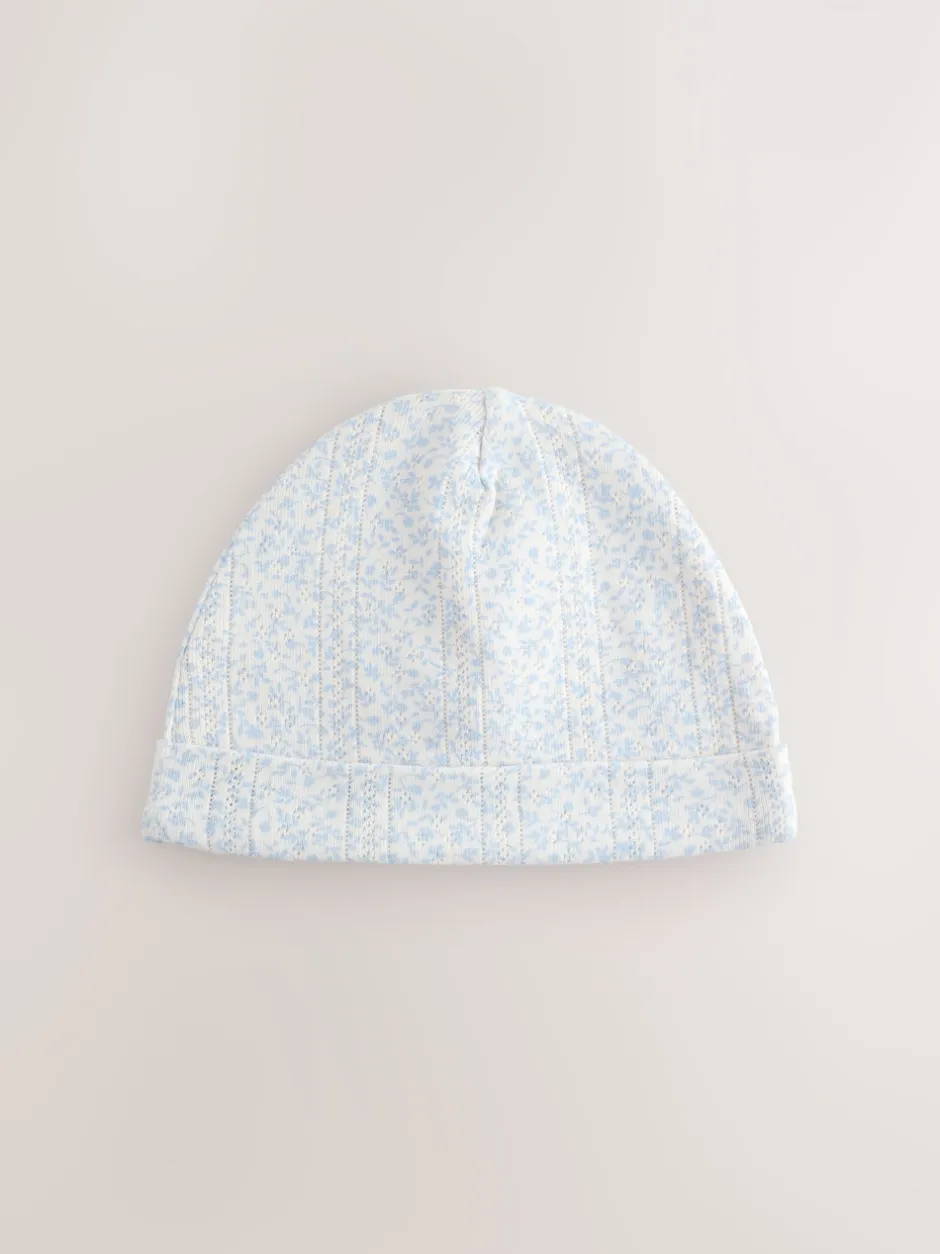 Next Multicolore - Lot de 3 bonnets pointelle pour bébé (0-18mois) Sale